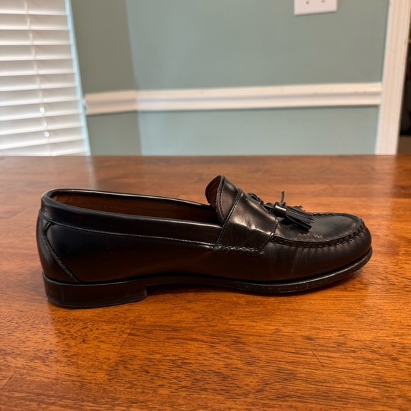 Allen Edmonds Stowe Black Leather Tassel Loafers size 8 E wide main image 13